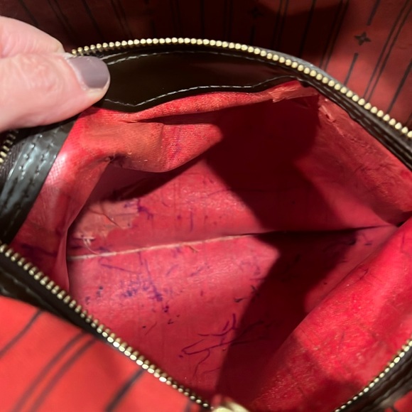 Louis Vuitton Neverfull MM Damier Ebene Tote Shoulder Bag Handbag - Picture 11 of 16